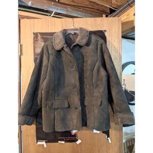 Land’s End Sueded Sherpa Jacket